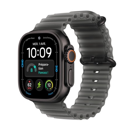 Apple Watch Ultra 4 GPS + Cellular, Boîtier en Titane Noir de 49 mm